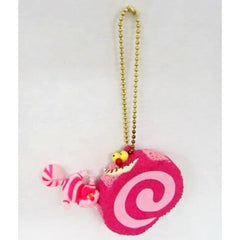 Disney Alice in Wonderland Swiss Roll Sweets in Wonderland Mascot Keychains [USED]
