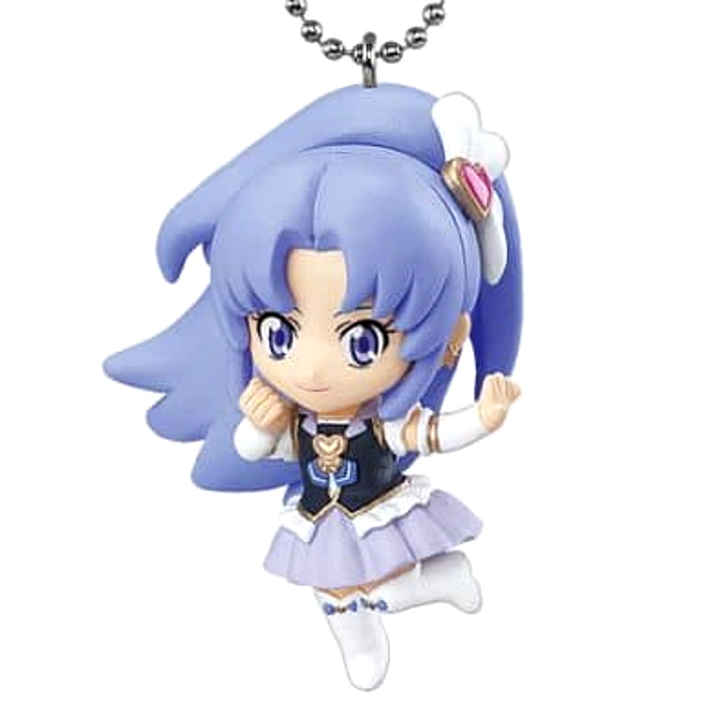 Happiness Charge Precure! Cure Fortune 4 Mascot 2 Keychains [USED]