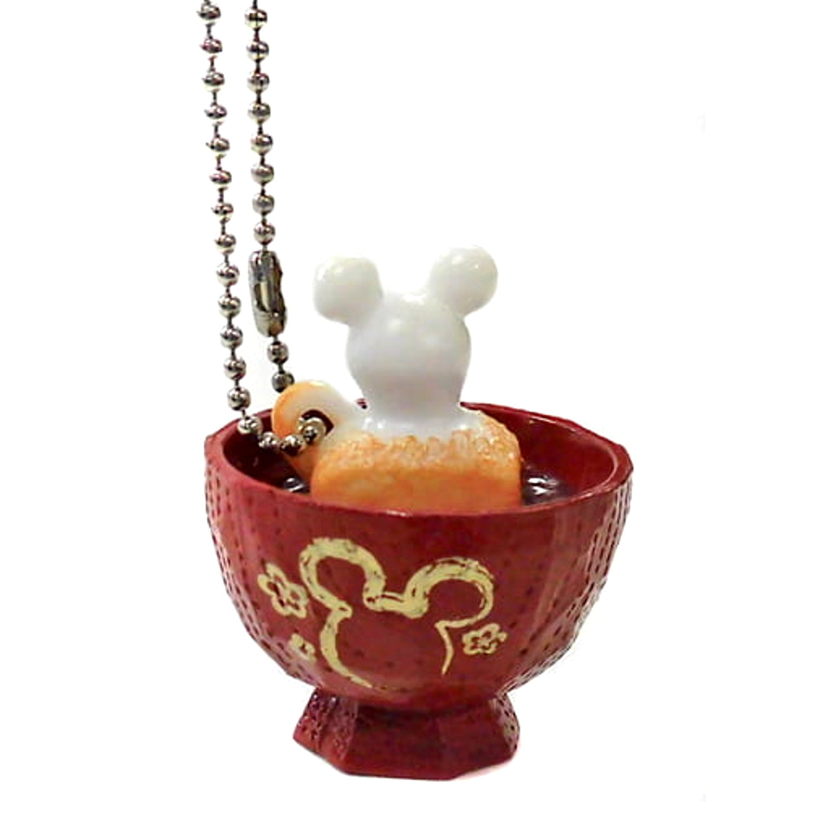 Disney Character Mickey Mouse Oshiruko 11 Charameshi Mascot Keychains [USED]