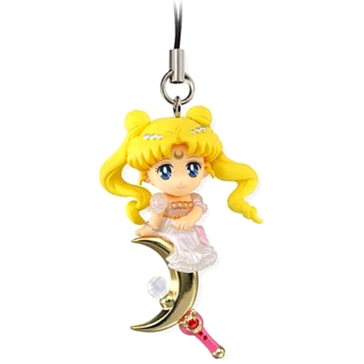 Sailor Moon Princess Serenity Moon Stick Twinkle Dolly 3 Keychains [USED]