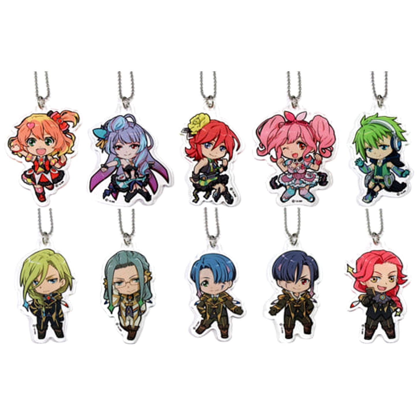 Macross Delta Freyja Wion & Others Rirucotto All 10 Types Set Keychains [USED]