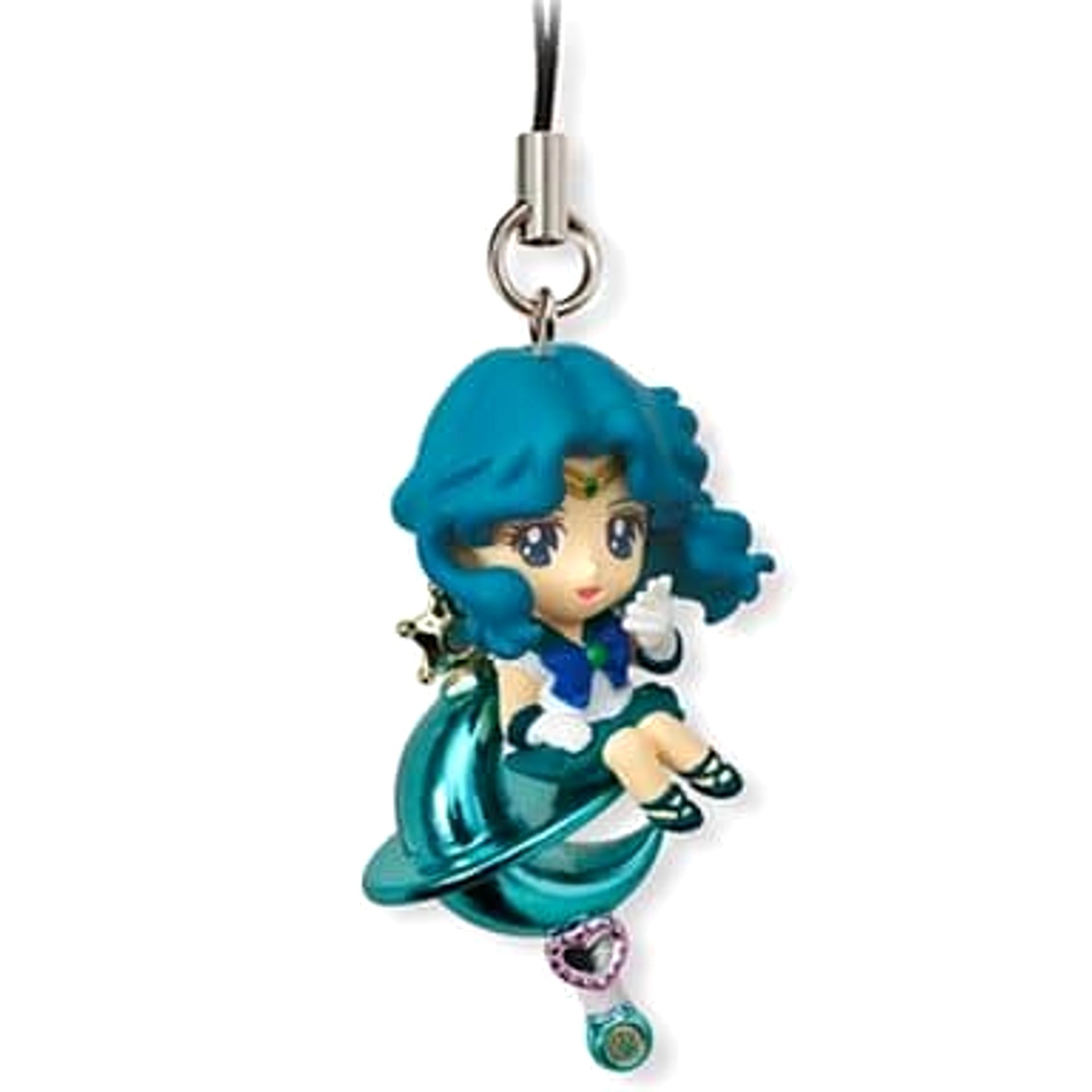 Sailor Moon Sailor Neptune Makeover Lip Rod 4 Twinkle Dolly 2 Keychains [USED]