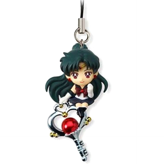 Sailor Moon Sailor Pluto Garnet Rod 5 Twinkle Dolly 2 Keychains [USED]