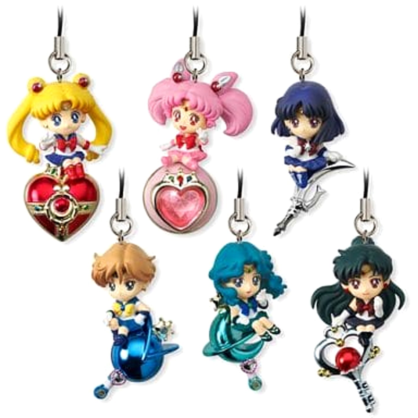Sailor Moon Sailor Moon & Others Twinkle Dolly 2 All 6 Types Set Keychains [USED]