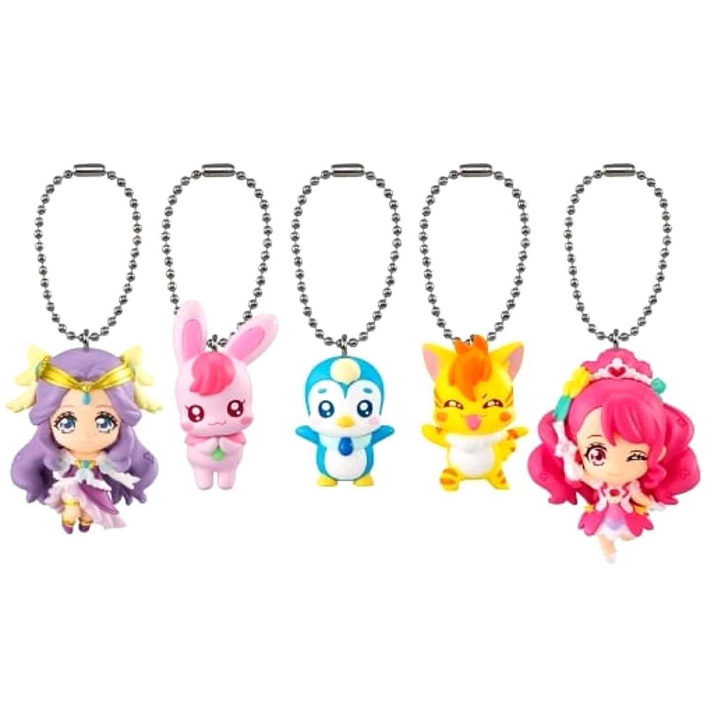 Healin' Good Precure Cure Earth & Others Mascot 2 All 5 Types Set Keychains [USED]