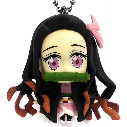 Demon Slayer: Kimetsu no Yaiba Nezuko Kamado 2 Deformed Mascot Keychains [USED]
