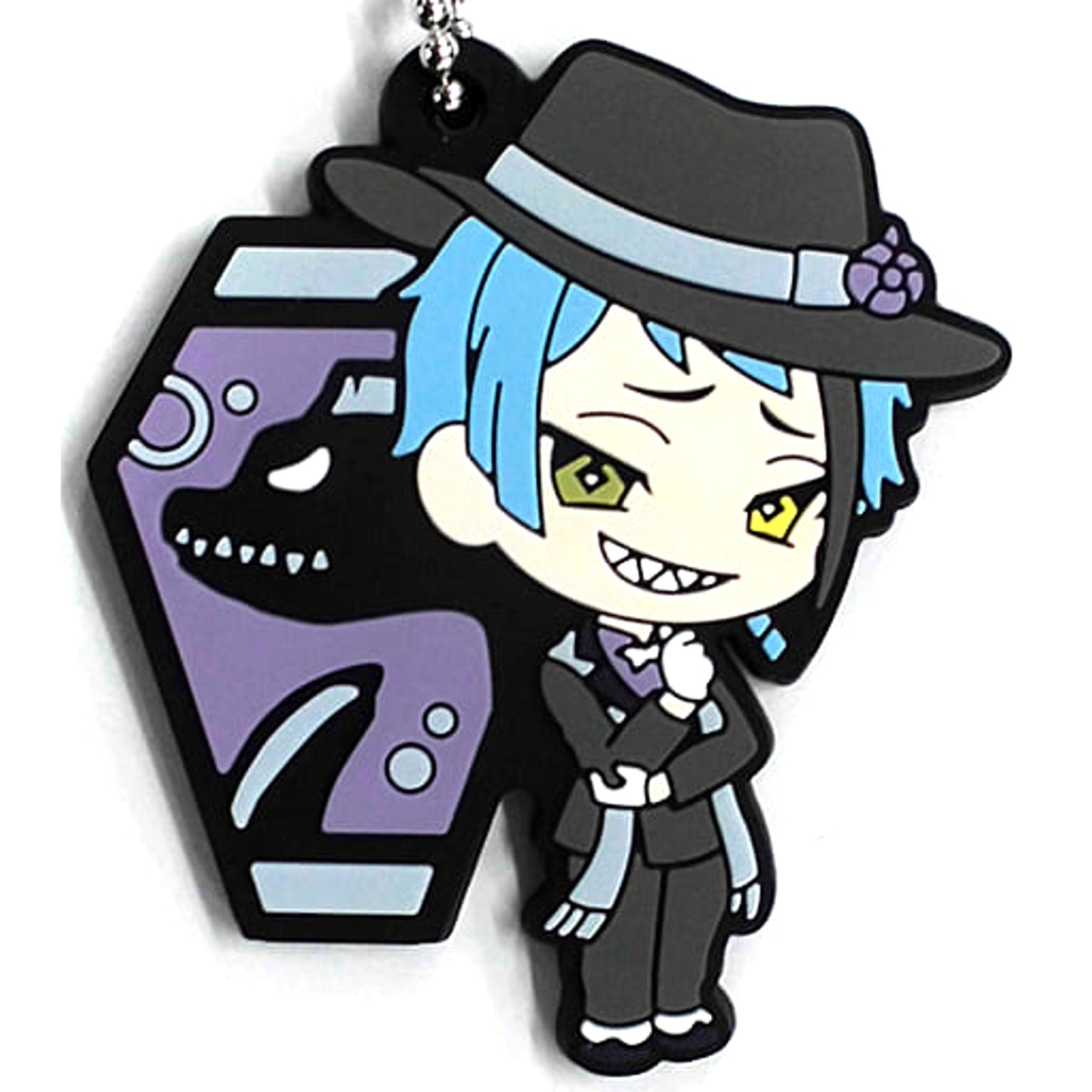 Disney: Twisted-Wonderland Jade Leech Rubber Mascot Vol.1 Keychains [USED]