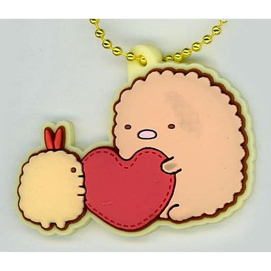 Pork Cutlet Heart 3 Sumikko Gurashi Pukkuri Rubber Mascot Gummy [USED]
