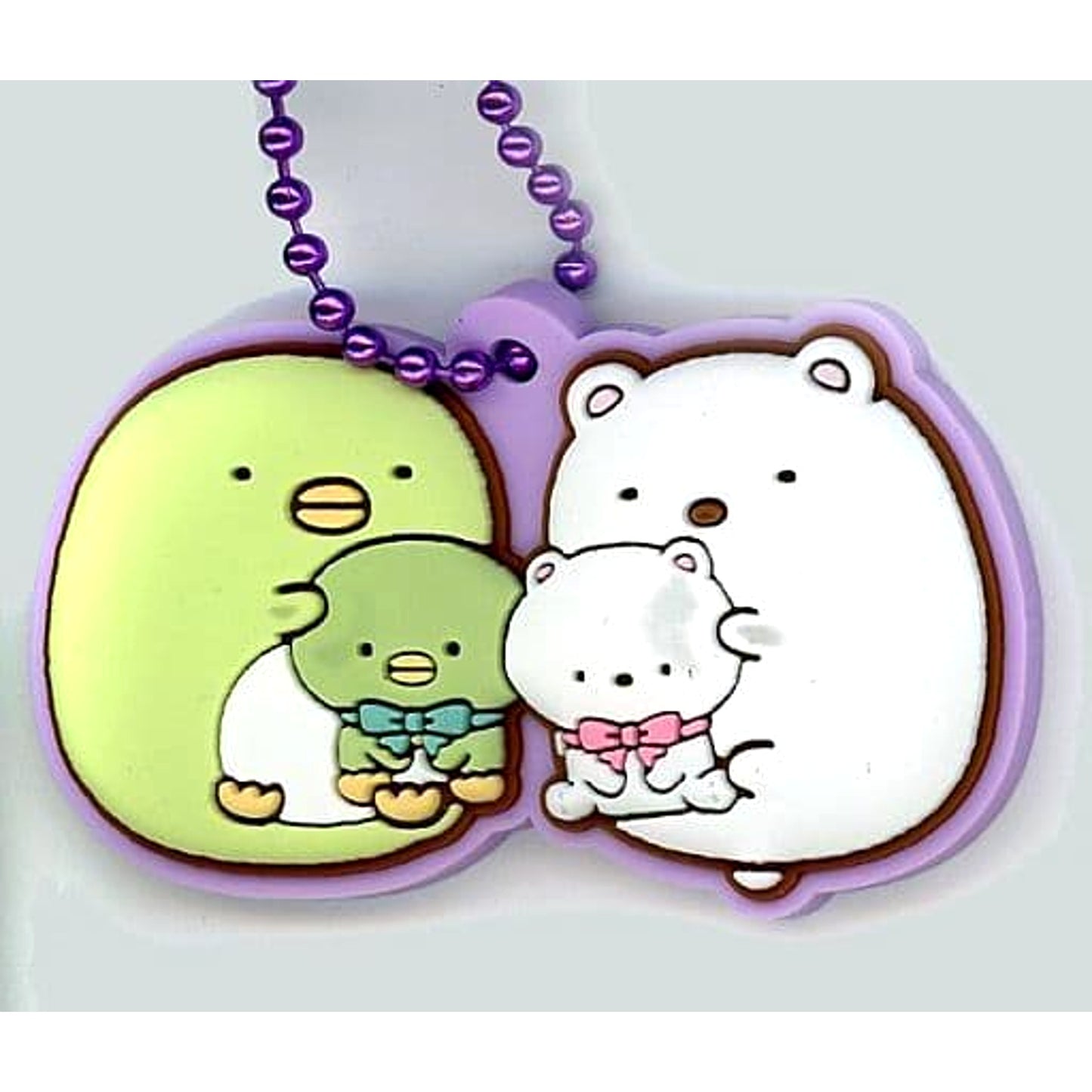Shirokuma Penguins? 11 Sumikko Gurashi Pukkuri Rubber Mascot Gummy [USED]