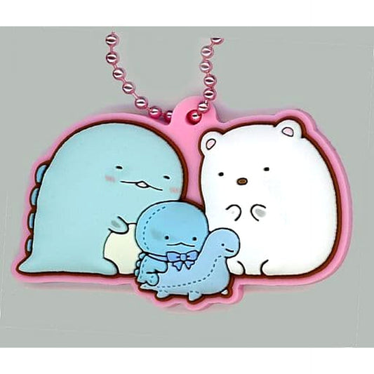 Sumikko Gurashi Shirokuma Tokage 14 Pukkuri Rubber Mascot Gummy Keychains [USED]