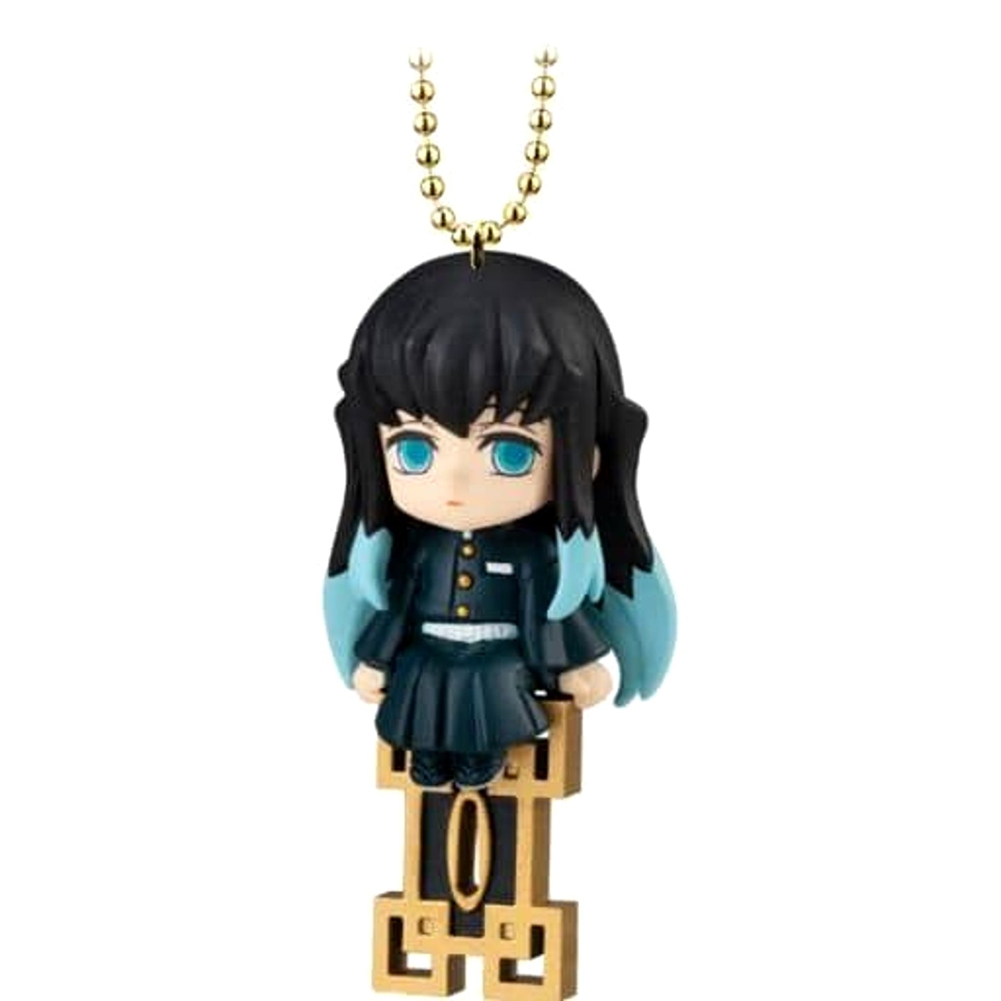 Demon Slayer: Kimetsu no Yaiba Muichirou Tokitou 4 Twinkle Dolly 3 Keychains [USED]