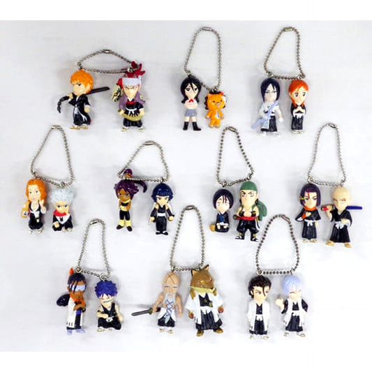 Bleach Ichigo Kurosaki & Others Soul Mascot 2 All 10 Types Set Keychains [USED]