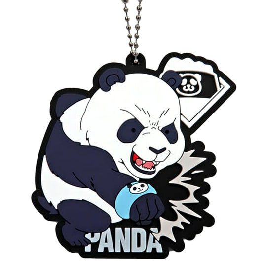 Panda 5 Jujutsu Kaisen 0 Rubberiation Keychain [USED]