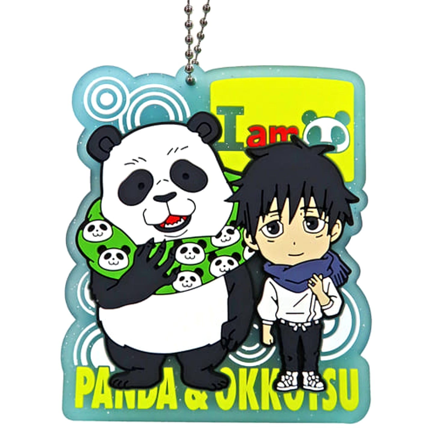 Yuta Okkotsu Panda 11 Jujutsu Kaisen 0 Rubberiation Keychain [USED]