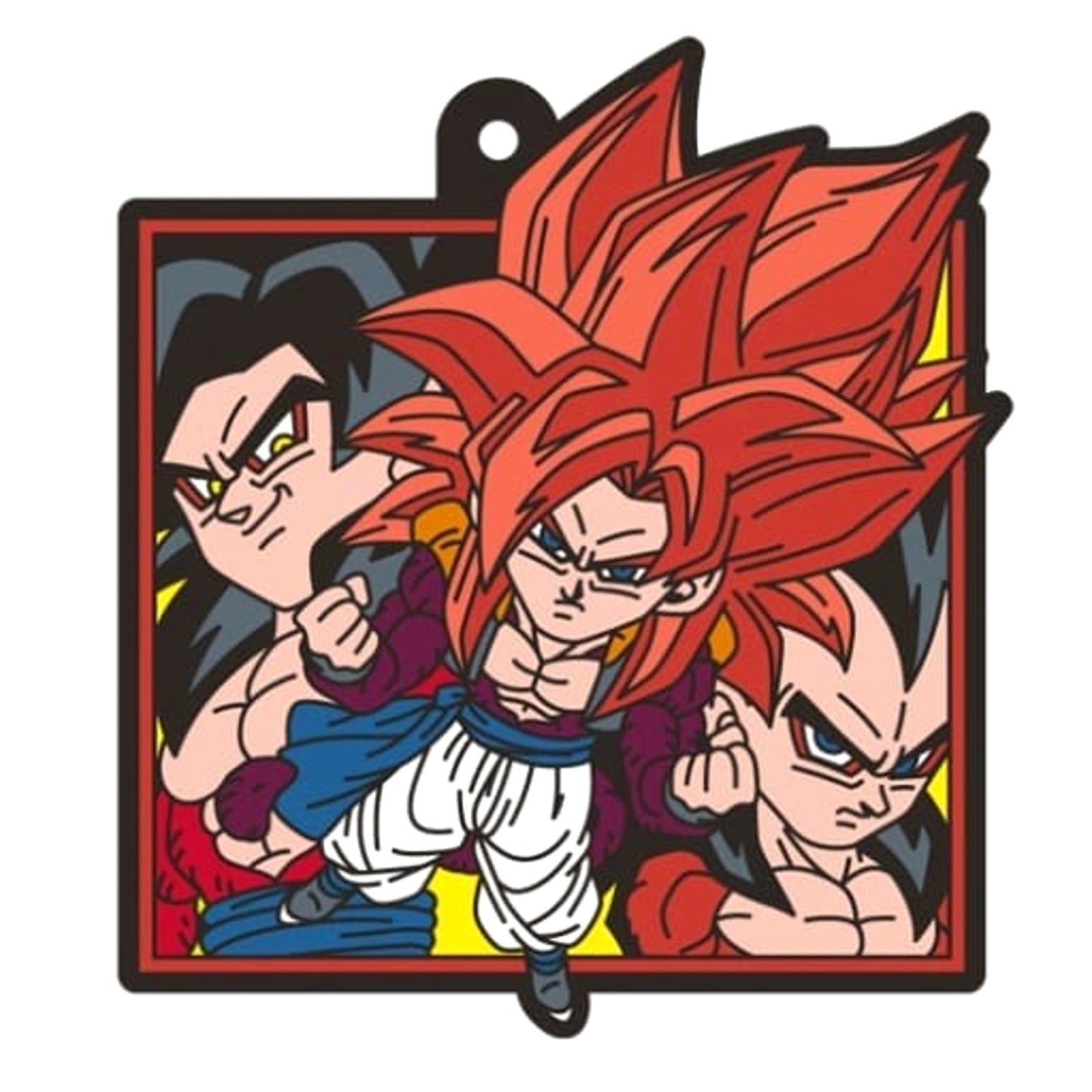 Gogeta & Others 10 Dragon Ball Rubbermas Art Gummies [USED]