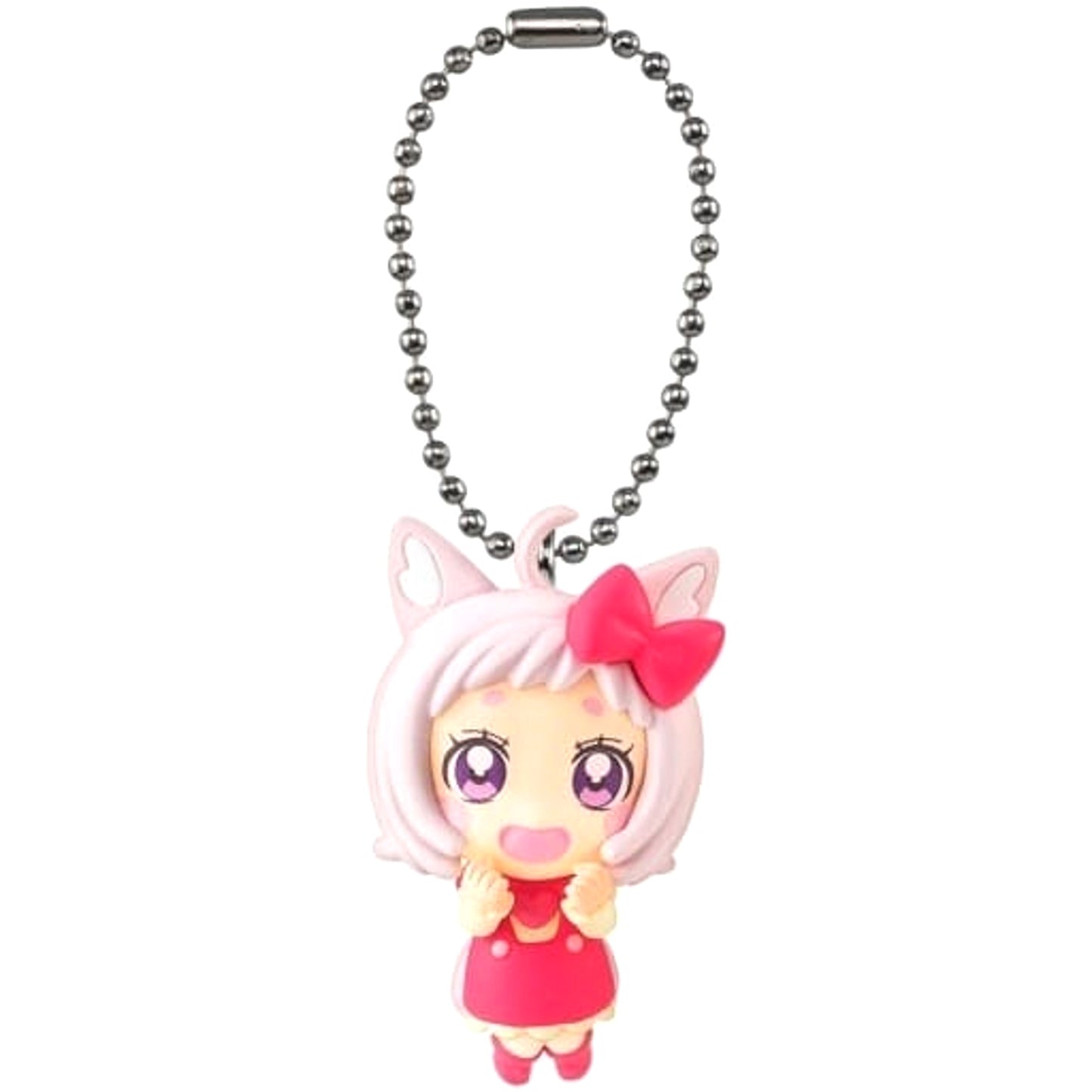 Delicious Party Precure Energy Fairy Kome-Kome 5 Mascot 2 Keychains [USED]