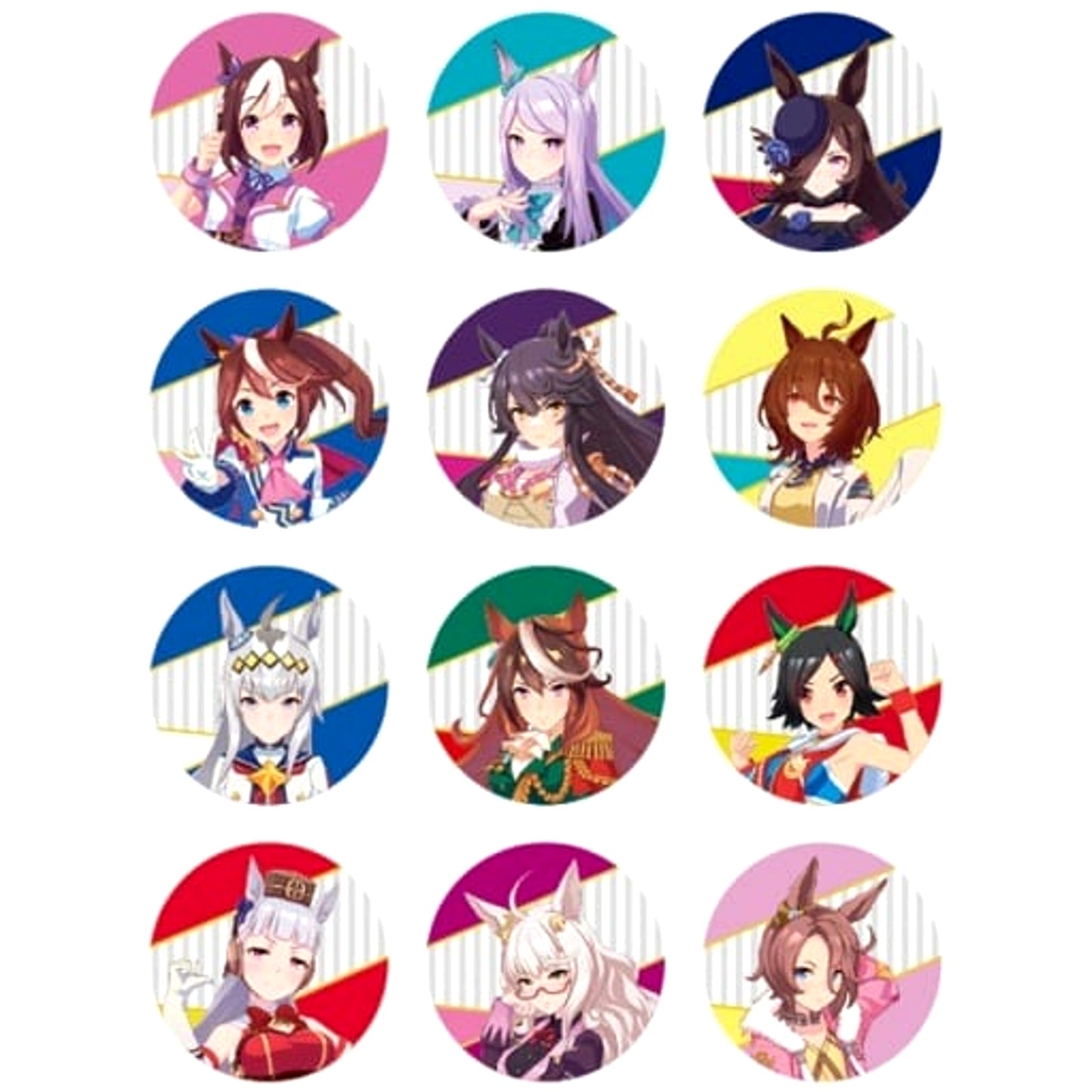 Umamusume: Pretty Derby Special Week & Others Coin Mascot All 12 Types Set Other-Goods [USED]