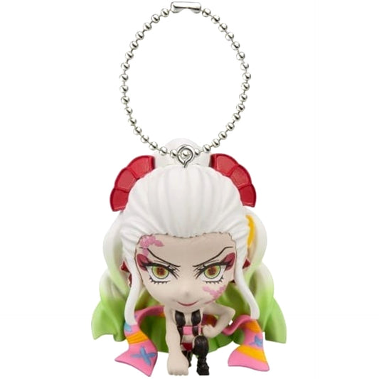 Demon Slayer: Kimetsu no Yaiba Daki 3 Deformed Mascot 5 Keychains [USED]