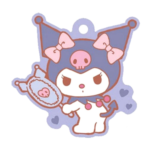 Kuromi 3 Sanrio Characters Pukkuri Rubber Mascot Gummy 2 [USED]