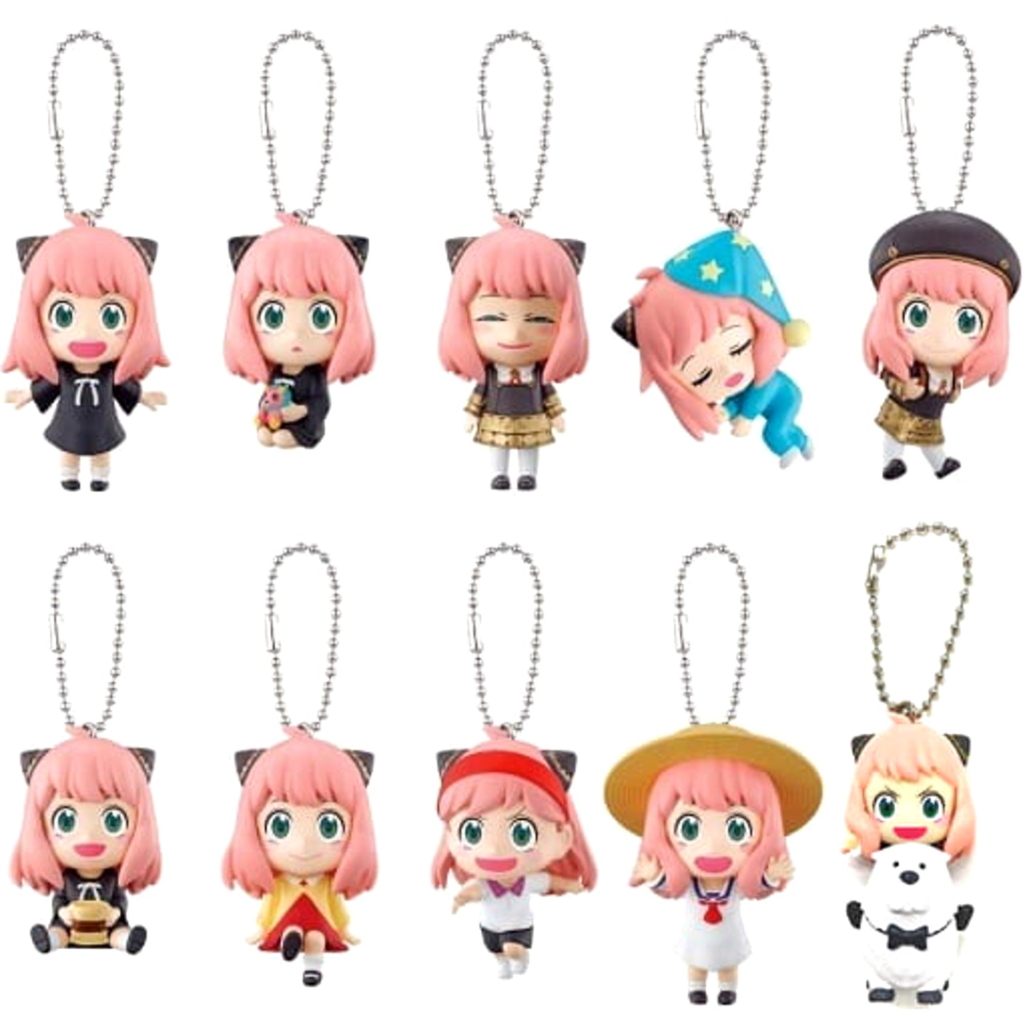 Set of 10 Spy x Family Mascot Full of Anya [USED]