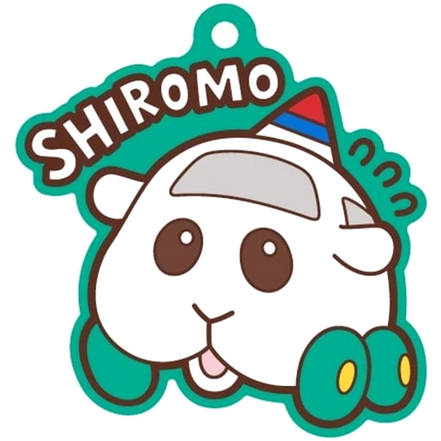 Pui Pui Molcar Siromo Pukkuri Rubber Mascot Gummy 2 Keychains [USED]