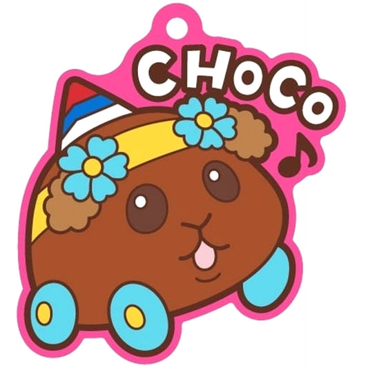 Pui Pui Molcar Chocolate Pukkuri Rubber Mascot Gummy 2 Keychains [USED]
