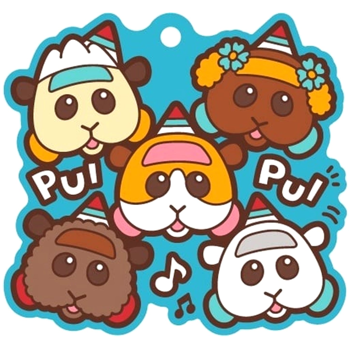 Pui Pui Molcar Pukkuri Rubber Mascot Gummy 2 [USED]