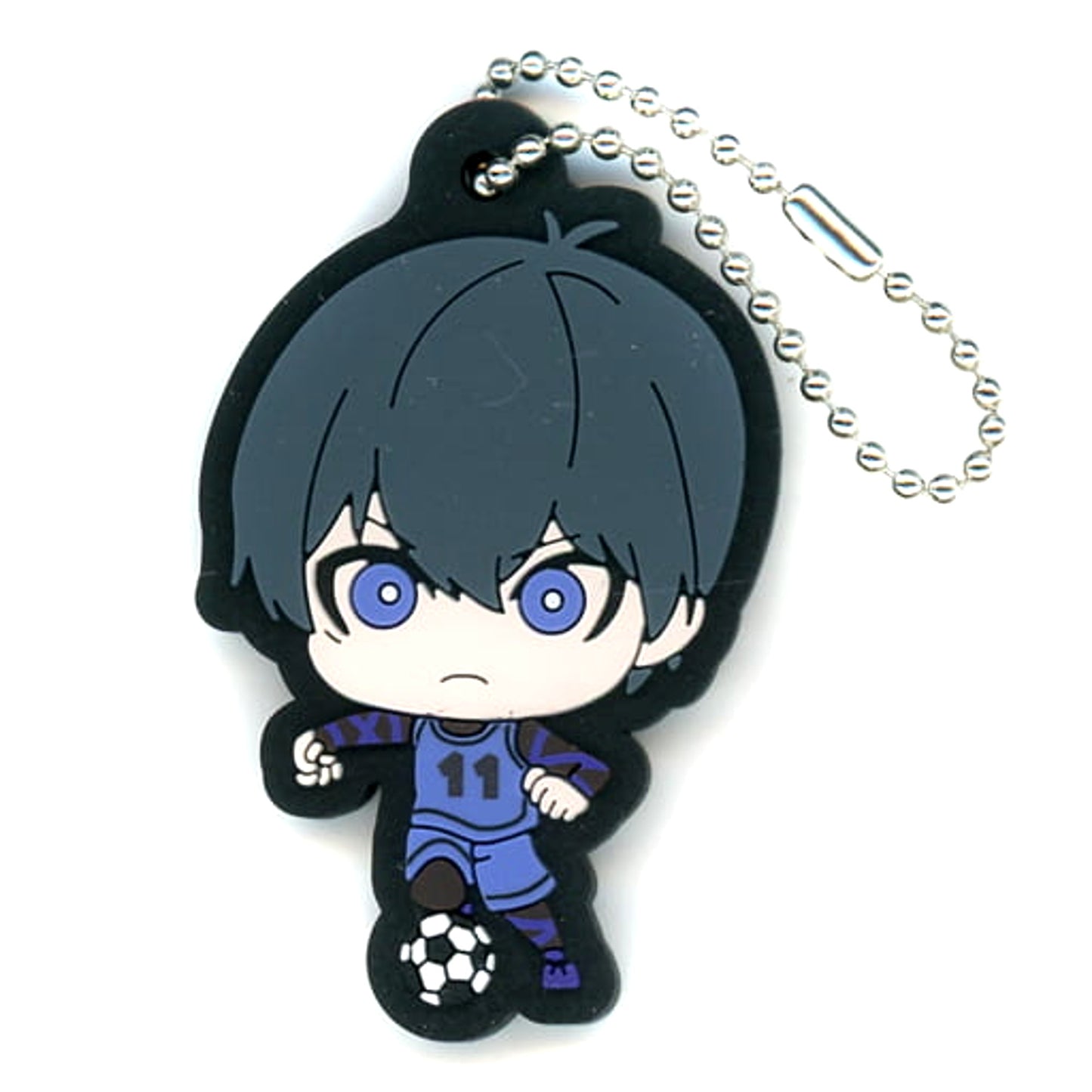 Blue Lock Yoichi Isagi Rubber Mascot Keychains [USED]