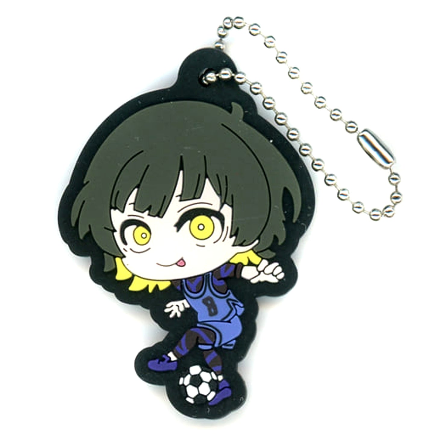 Blue Lock Meguru Bachira Rubber Mascot Keychains [USED]