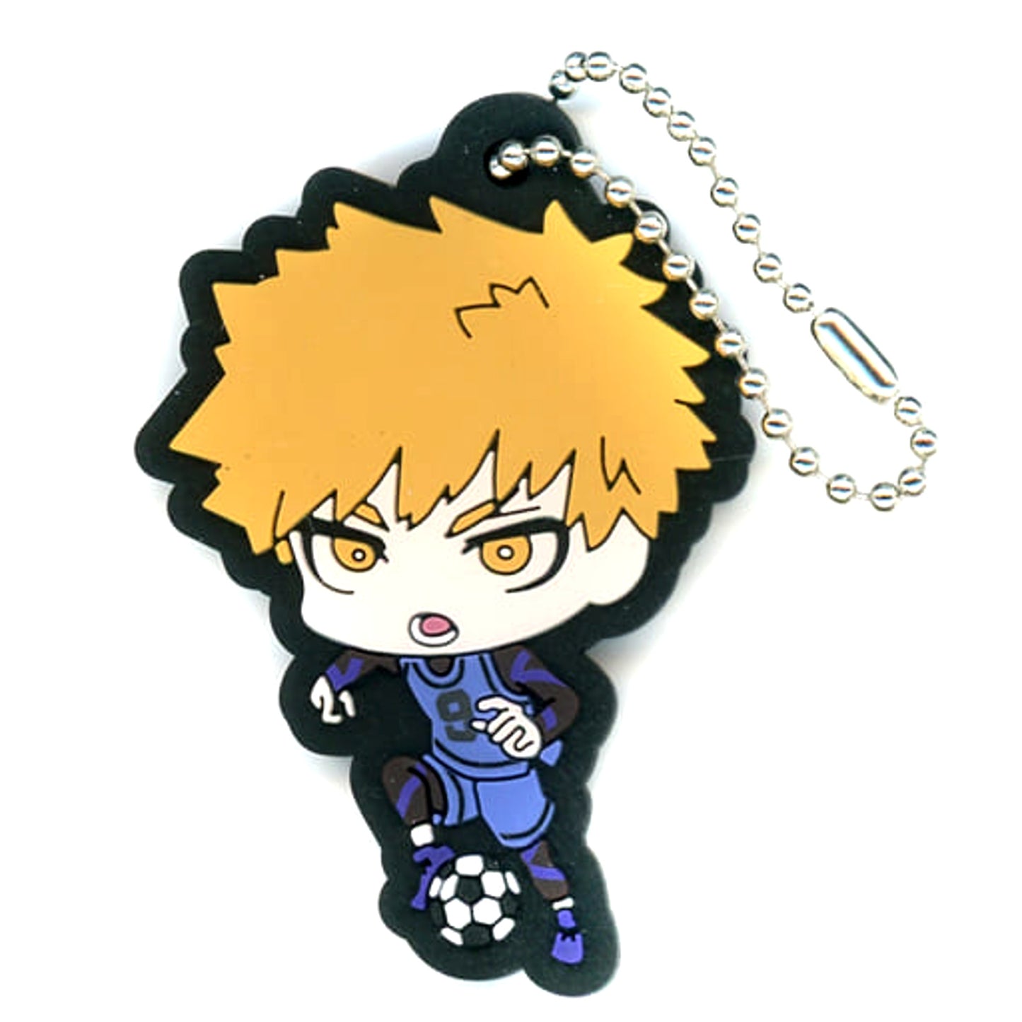 Blue Lock Rensuke Kunigami Rubber Mascot Keychains [USED]