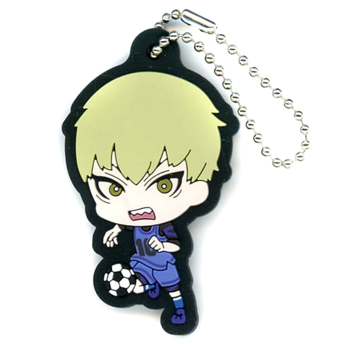 Blue Lock Jingo Raichi Rubber Mascot Keychains [USED]