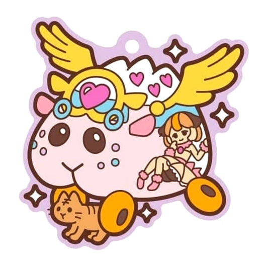 Pui Pui Molcar Magical Angel Abbey 12 Pukkuri Rubber Mascot Gummy Keychains [USED]