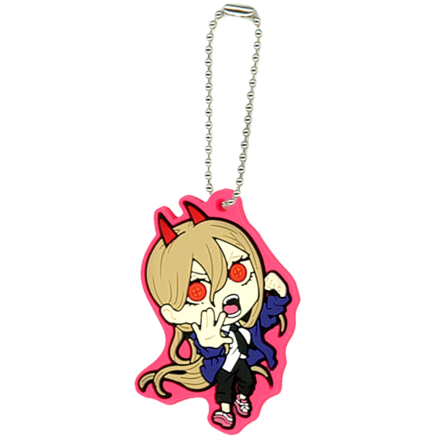 Chainsaw Man Power Rubber Mascot Keychains [USED]