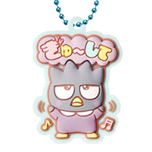 Sanrio Characters Bad Badtz-Maru 8 Pukkuri Rubber Mascot Gummy 4 Keychains [USED]