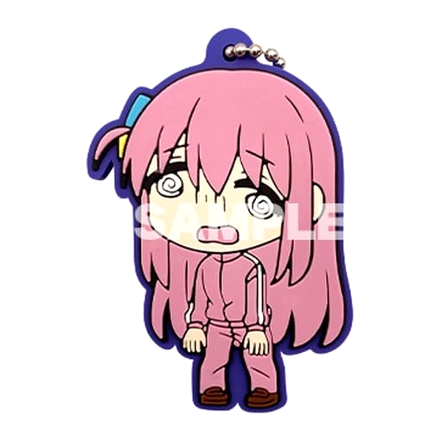 Bocchi The Rock! Hitori Goto White Eyes Rubber Mascot Keychains [USED]