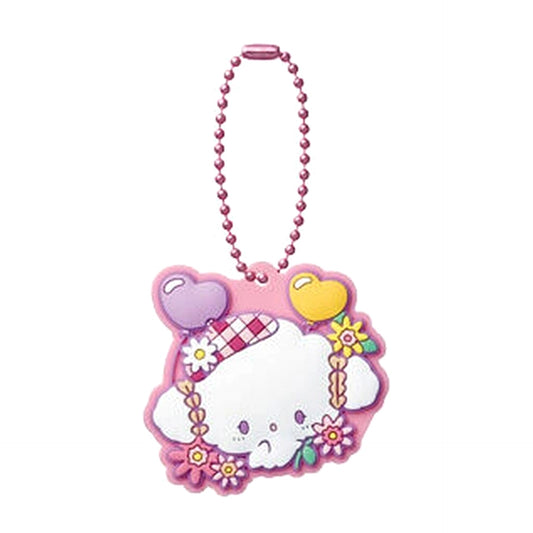 Sanrio Characters Cogimyun Pukkuri Rubber Mascot Gummy 5 Keychains [USED]