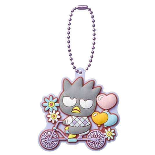 Sanrio Characters Bad Badtz-Maru Pukkuri Rubber Mascot Gummy 5 Keychains [USED]