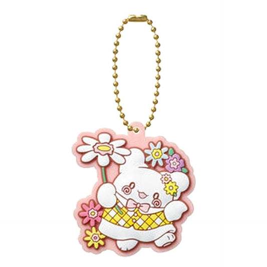Sanrio Characters Hanamaru Obake Pukkuri Rubber Mascot Gummy 5 Keychains [USED]