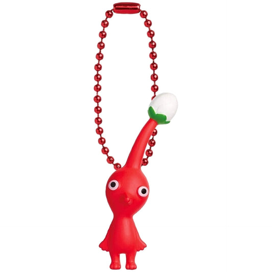 Pikmin Red 1 Mascot & Fruit Gummies 2 Keychains [USED]