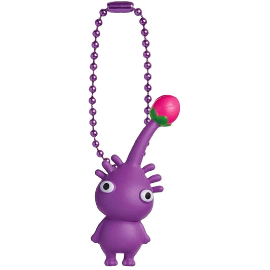 Pikmin Purple Pikmin 7 Mascot & Fruit Gummies 2 Keychains [USED]