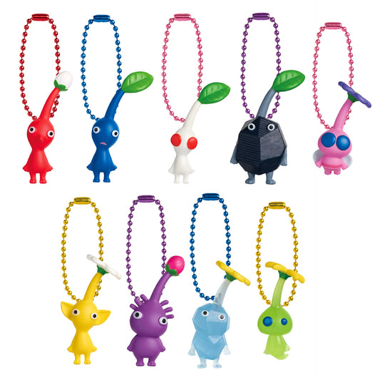 Pikmin Red Pikmin & Others Mascot & Fruit Gummies 2 All 9 Types Set Keychains [USED]