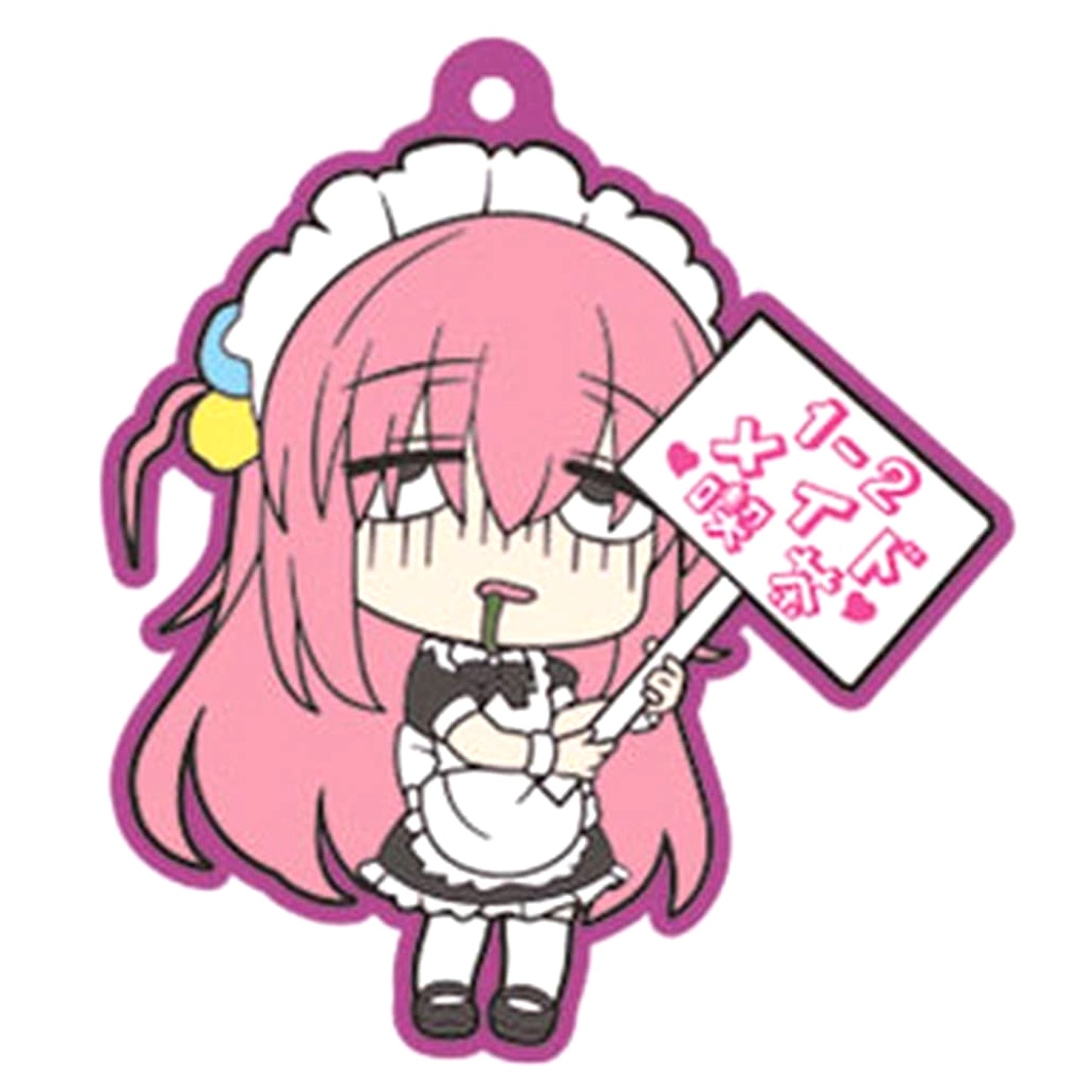 Bocchi The Rock! Hitori Goto Maid Rubber Mascot Track2 Keychains [USED]
