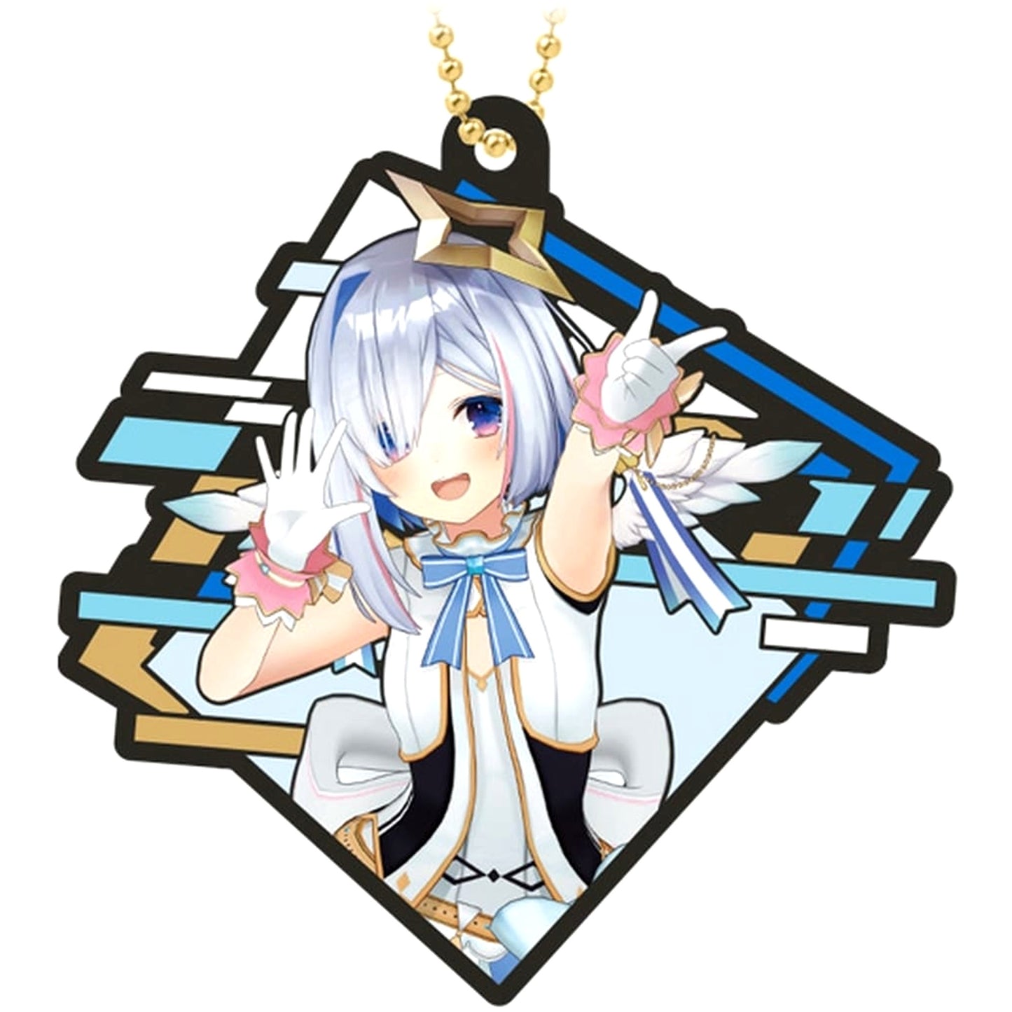 VTuber Hololive Kanata Amane Rubbermas Art Gummies Keychains [USED]