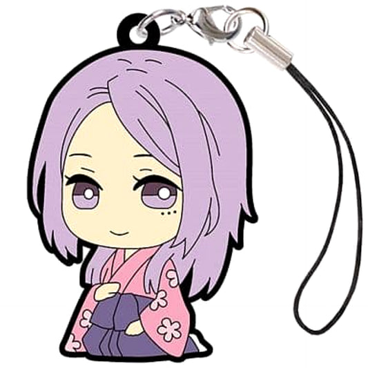 Laughing Under the Clouds Botan 5 Rubber Mascot Keychains [USED]
