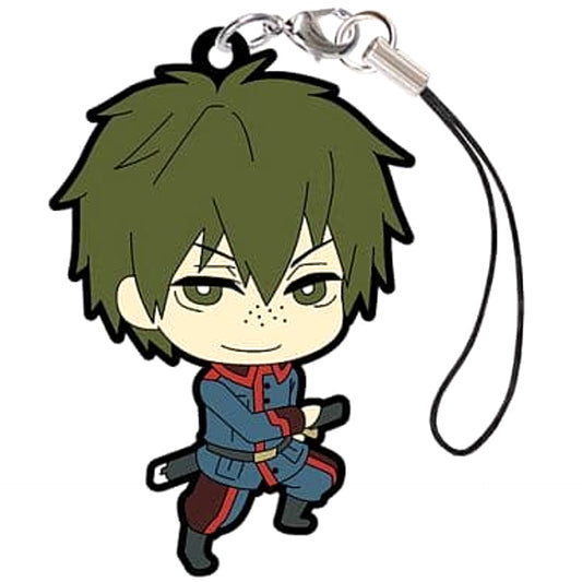 Laughing Under the Clouds Rakucho Takeda 8 Rubber Mascot Keychains [USED]