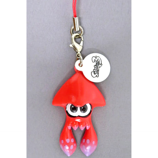 Splatoon3 Red Squid Mascot Collection Keychains [USED]