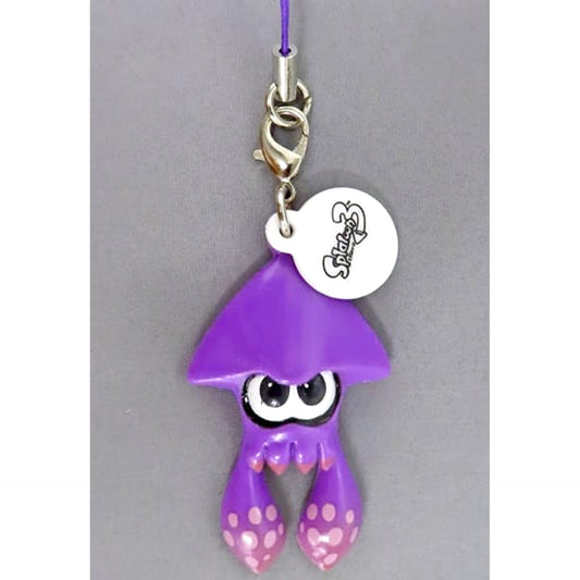 Splatoon3 Purple Squid Mascot Collection Keychains [USED]