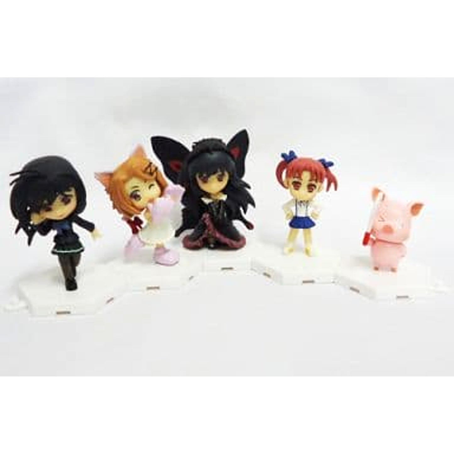 Accel World Kuroyukihime & Others Mascot All 4 Types with Bonus Parts Fully Assembled Trading Figure [USED]