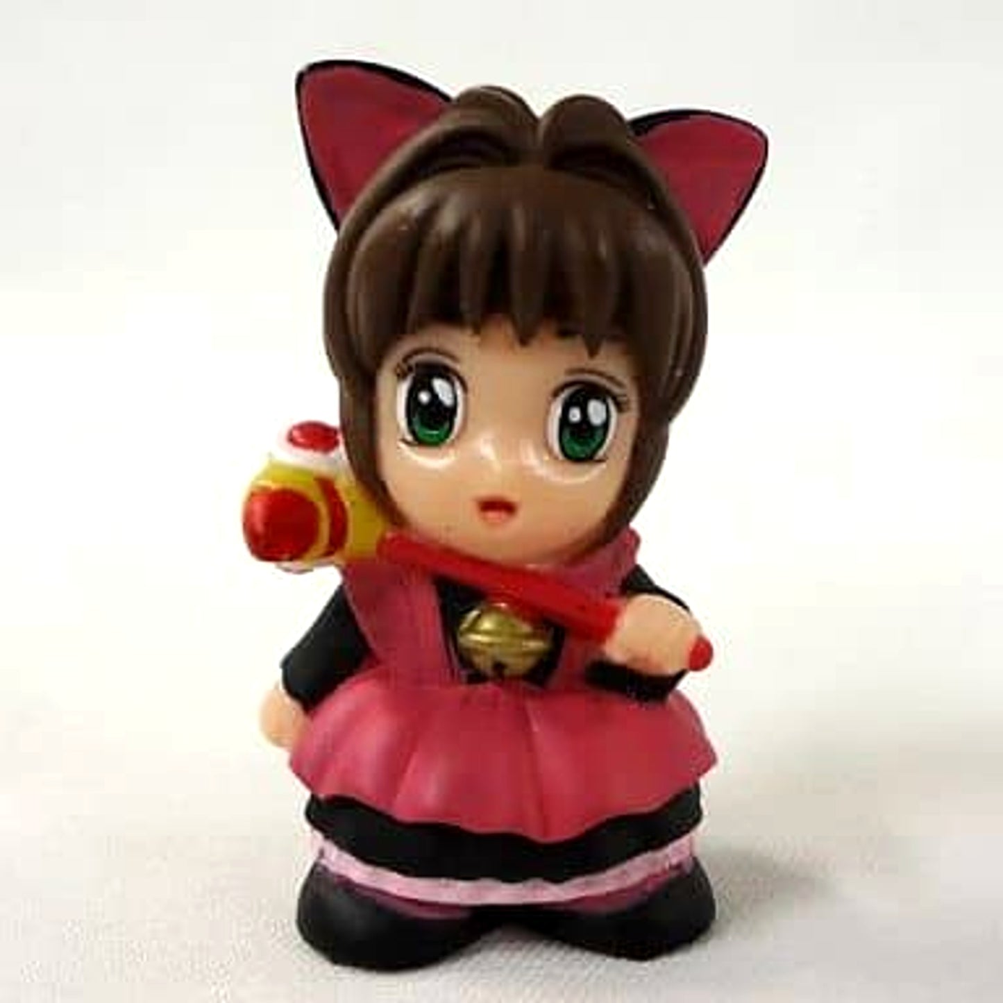 Cardcaptor Sakura Sakura Kinomoto D Costume Pink/Cat Ears Nakayoshi Mascot Trading Figure [USED]
