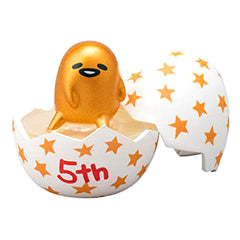 Gudetama Golden Gudetama 5th Ver. 6 Real Gudetama Mascot Anniversary Trading Figure [USED]